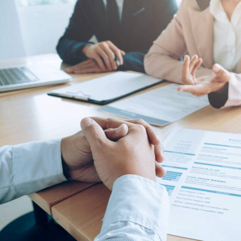 Business, job interview concept.